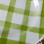 ASSIETTE CREUSE MOULIN DES LOUPS NAPPE VERTE MALTRAITEE – Image 3