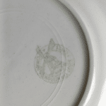 ASSIETTE PLATE MOULIN DES LOUPS NAPPE VERTE – Image 2