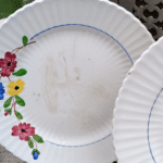 LOT DE 4 ASSIETTES A DESSERT DIGOIN BEAU SOLEIL – Image 2
