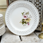 ASSIETTE PLATE DIGOIN BOUQUET