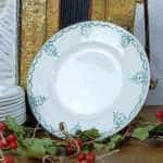 ASSIETTE PLATE MOULIN DES LOUPS & HAMAGE TERRE DE FER 451 22CM