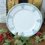 ASSIETTE PLATE MOULIN DES LOUPS & HAMAGE TERRE DE FER 451 21,5CM