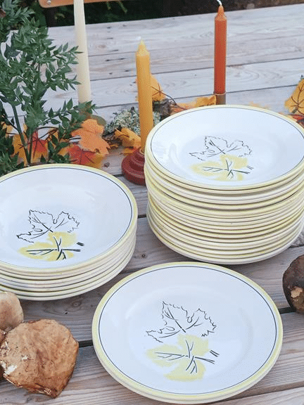 Assiette plate Digoin