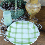 PLAT PLAT ROND MOULIN DES LOUPS NAPPE VERTE
