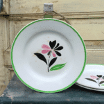 LOT DE 3 ASSIETTES PLATE DIGOIN RUSTIQUE