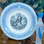 LOT 12 ASSIETTES PARLANTES RELIGIEUSE CREIL MONTEREAU – Image 12