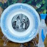 LOT 12 ASSIETTES PARLANTES RELIGIEUSE CREIL MONTEREAU – Image 9