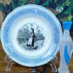 LOT 12 ASSIETTES PARLANTES RELIGIEUSE CREIL MONTEREAU – Image 10