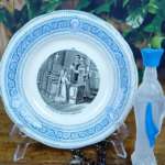 LOT 12 ASSIETTES PARLANTES RELIGIEUSE CREIL MONTEREAU – Image 13