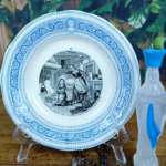 LOT 12 ASSIETTES PARLANTES RELIGIEUSE CREIL MONTEREAU – Image 7