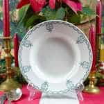 ASSIETTE CREUSE MOULIN DES LOUPS & HAMAGE TERRE DE FER 451 22.5CM