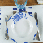 ASSIETTE PLATE DIGOIN CORSICA TACHEE
