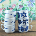 LOT DE 6 TASSES A CAFE MOULIN DES LOUPS MODELE 368 – Image 3