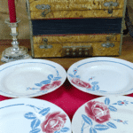 LOT DE 4 ASSIETTES MOULIN DES LOUPS & HAMAGE – Image 2